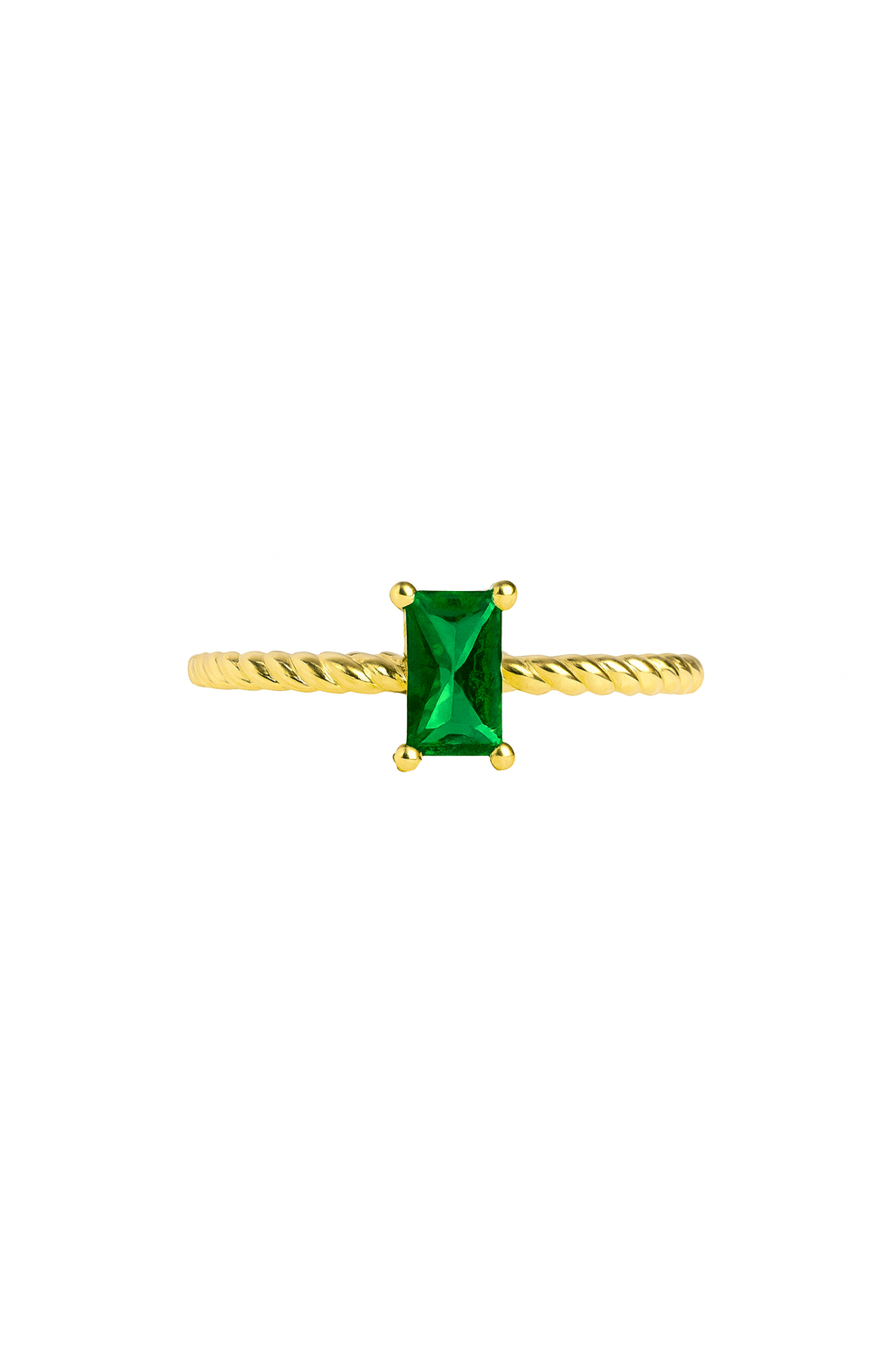 Minimal Spark Solitaire Ring