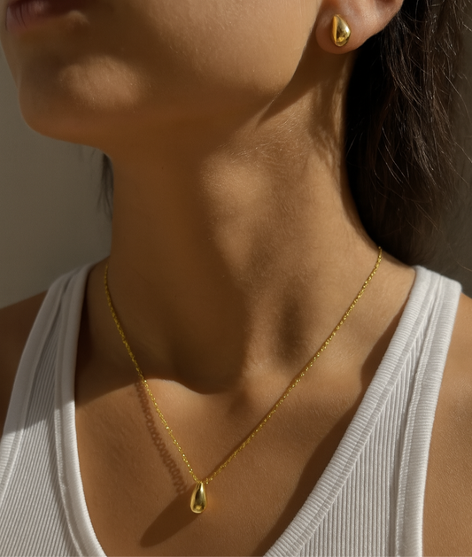 Mini Drop Stud Earrings