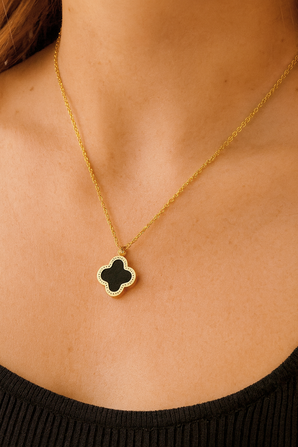 Reversible Clover Necklace