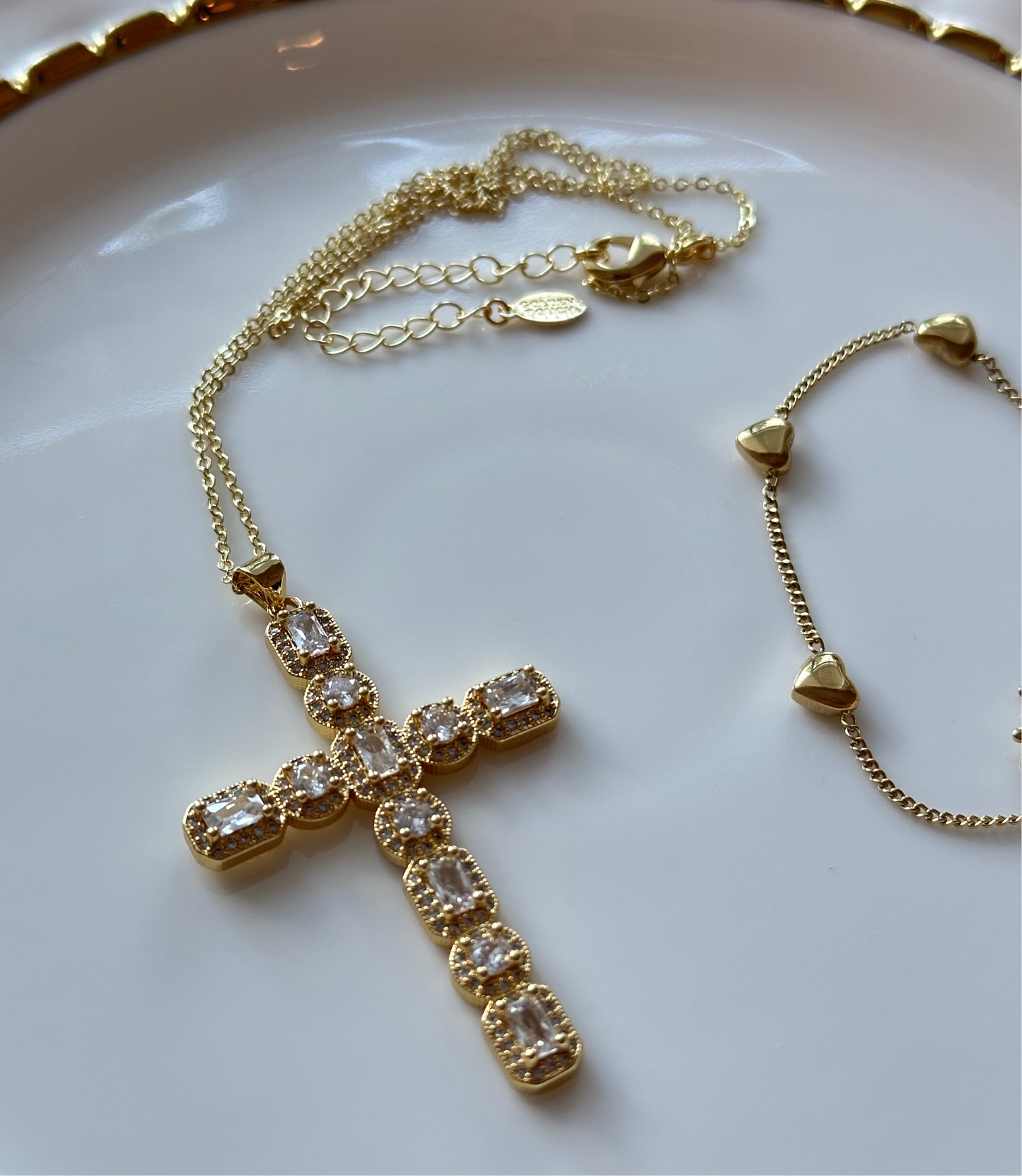 Radiant Cross Necklace