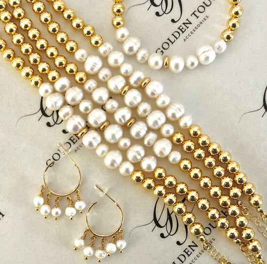 Living Water Fresh Water pearls Bracelet Adjustable