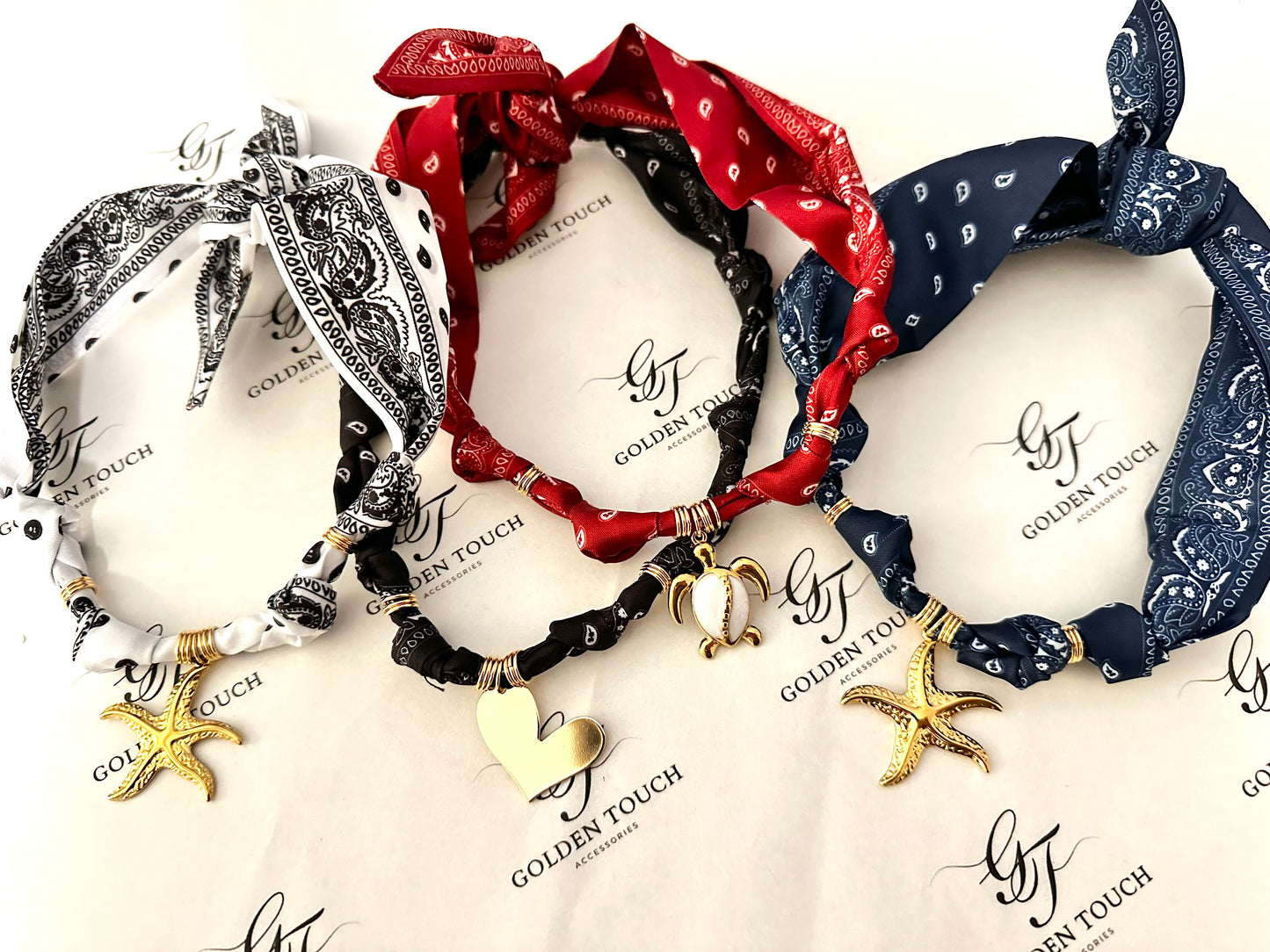 Charm Me Bandana Necklace