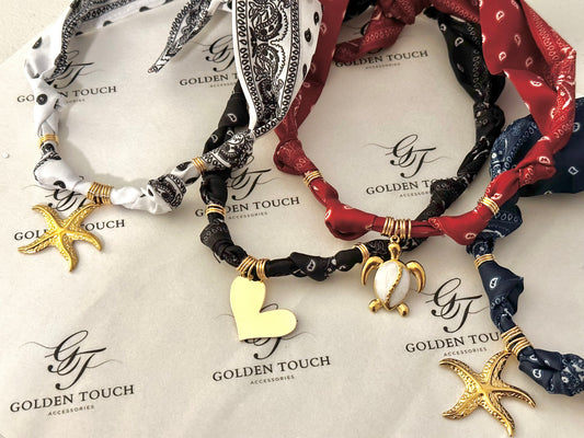 Charm Me Bandana Necklace