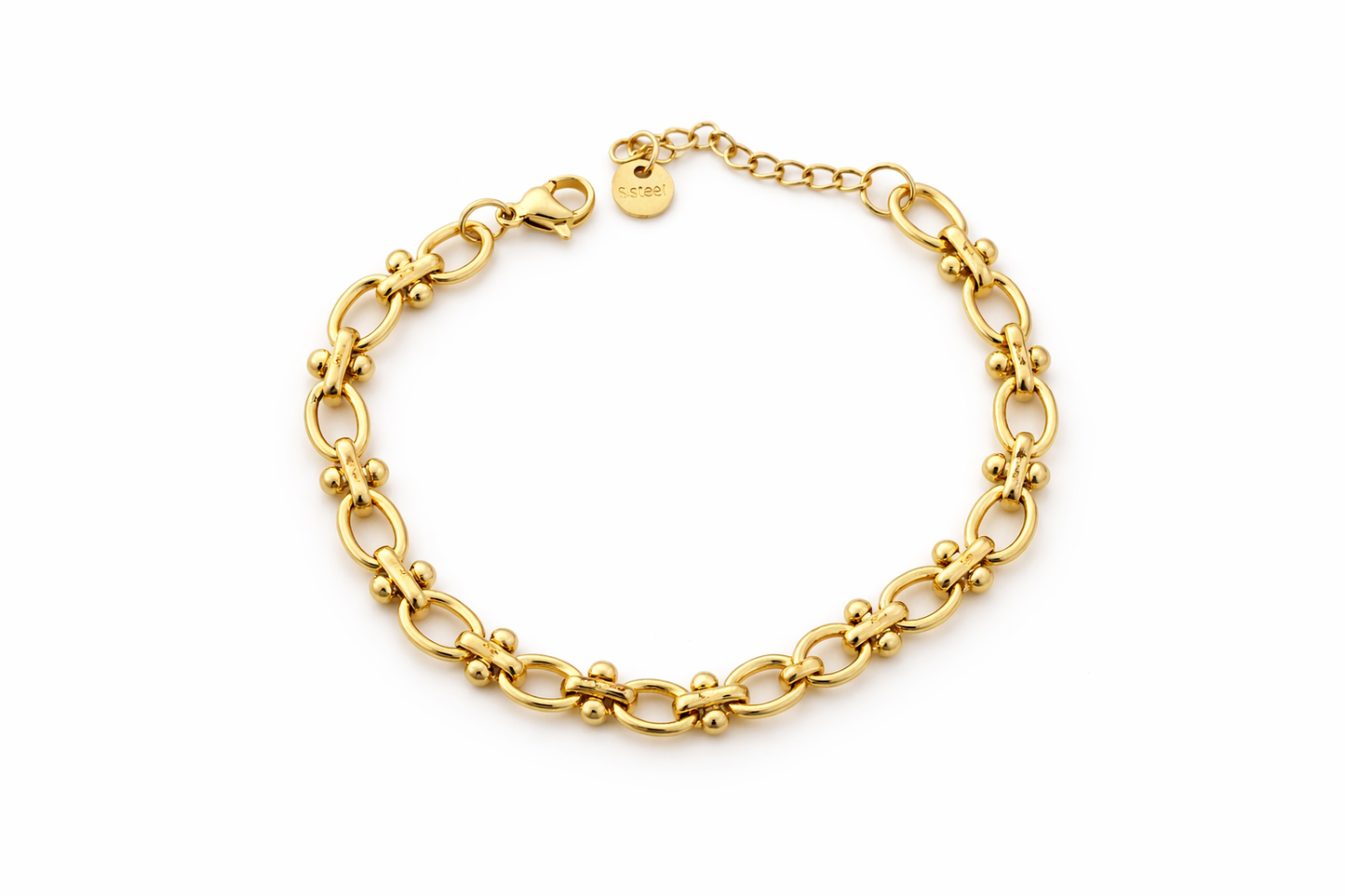 Paris Signature Gold Link Bracelet