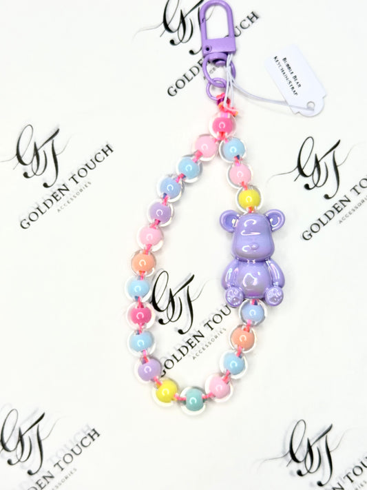 Bubble Bear Keychain Strap