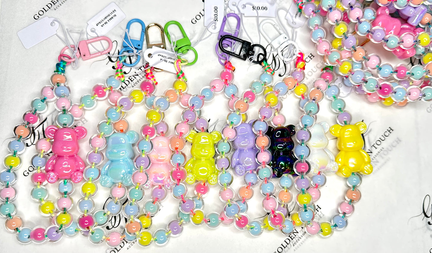Bubble Bear Keychain Strap