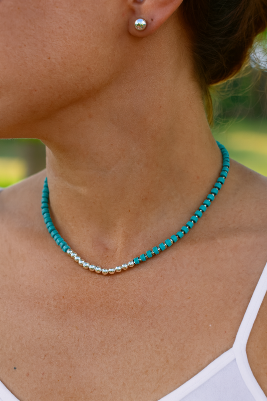Turquoise Dreams Gemstone Necklace