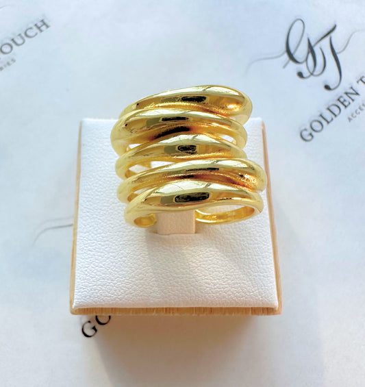 Gold Drip Ring