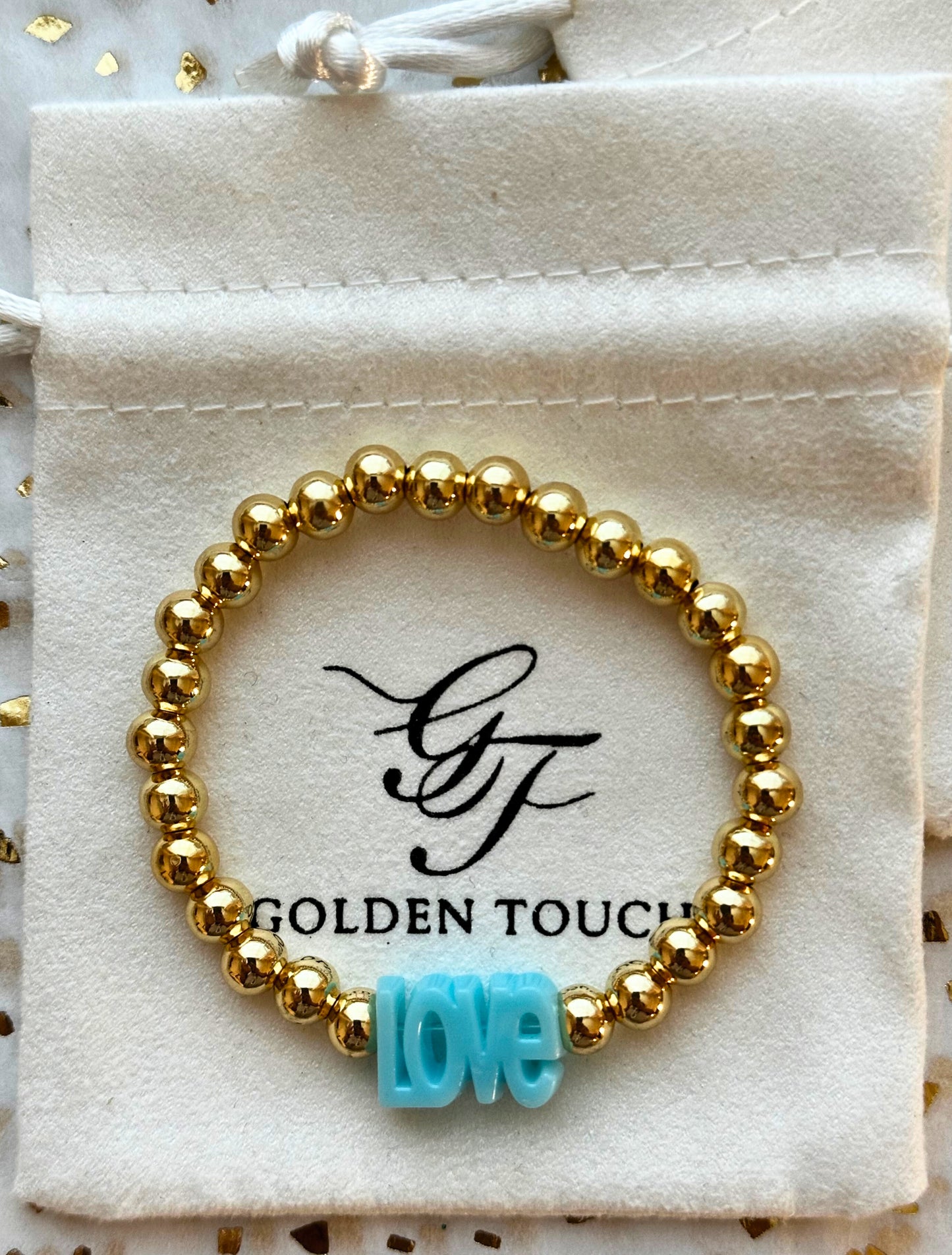 Kids Beaded LOVE Bracelet