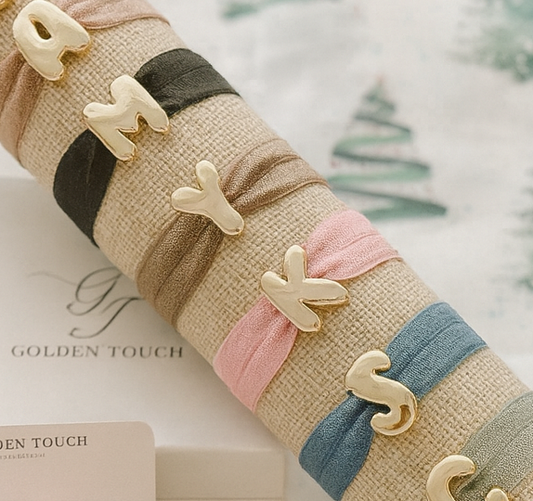 Personalized Initial Bracelet - Custom letter & Color