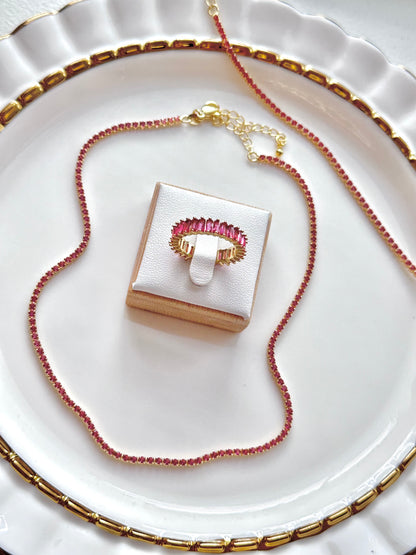 Modern Baguette Cuff Ring