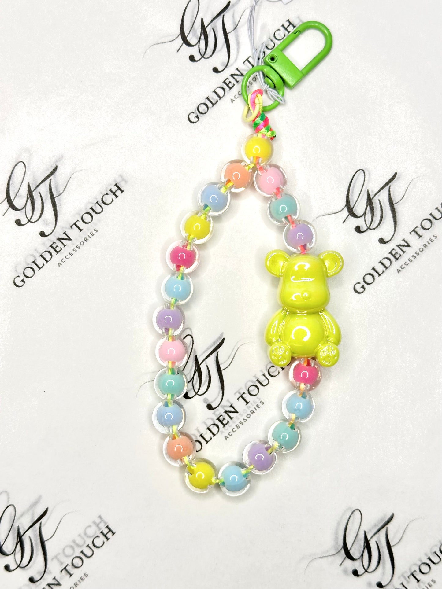 Bubble Bear Keychain Strap