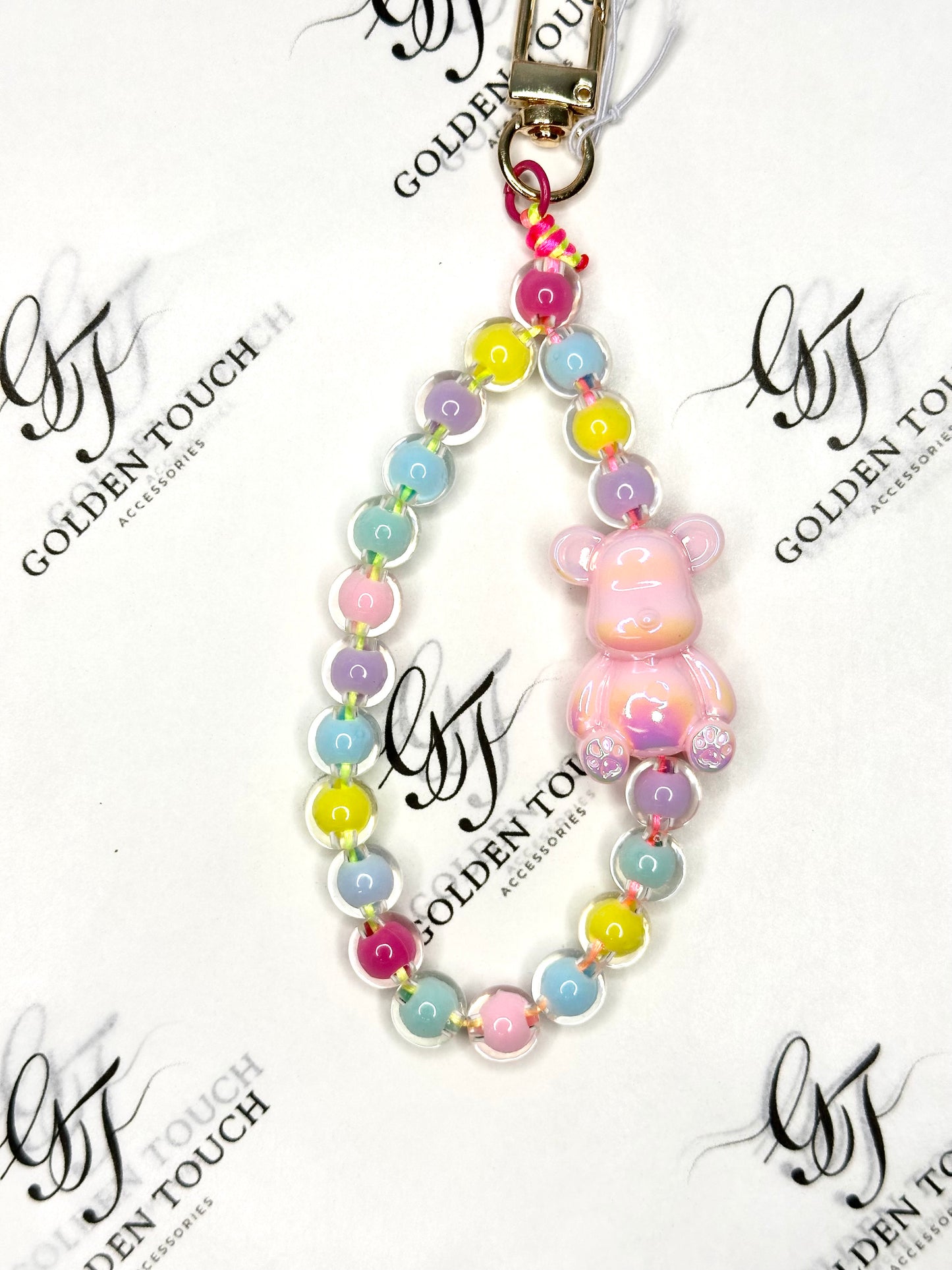 Bubble Bear Keychain Strap