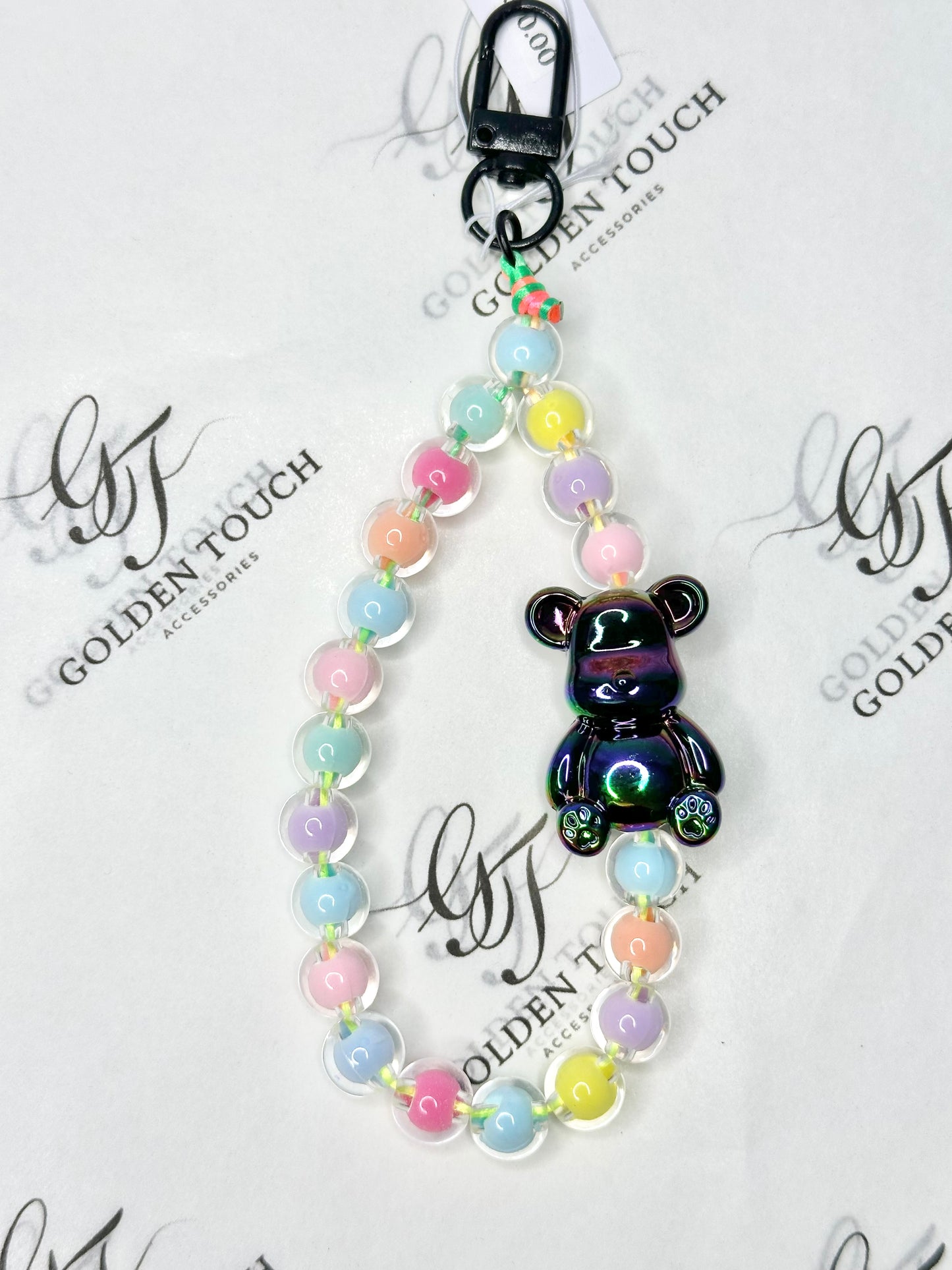 Bubble Bear Keychain Strap