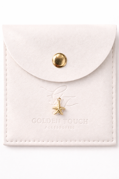sea star tiny mini charm pendant for necklace or dainty bracelet 