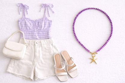 Coastal Luxe Star Necklace Collection - Various Color Options