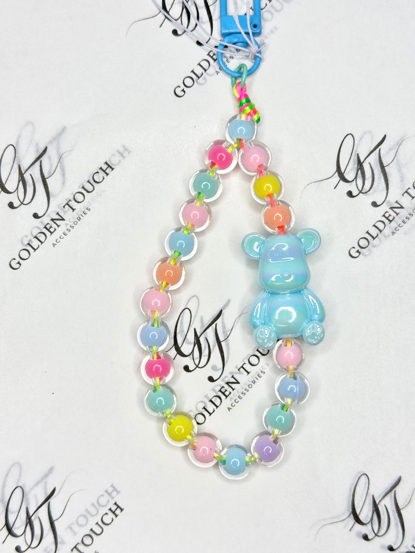 Bubble Bear Keychain Strap