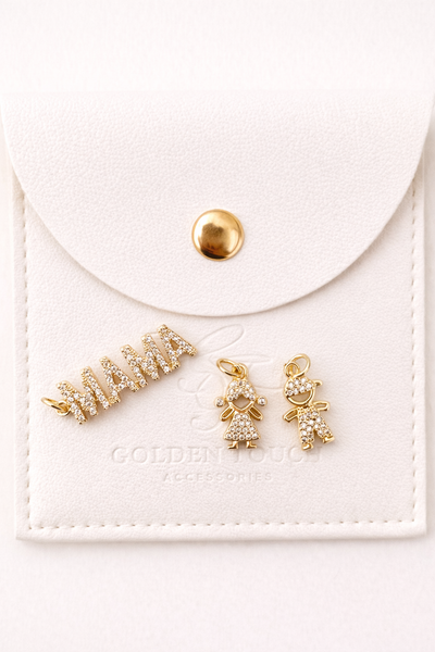 Golden Charm Add-On for Necklaces & Bracelets | Custom Jewelry