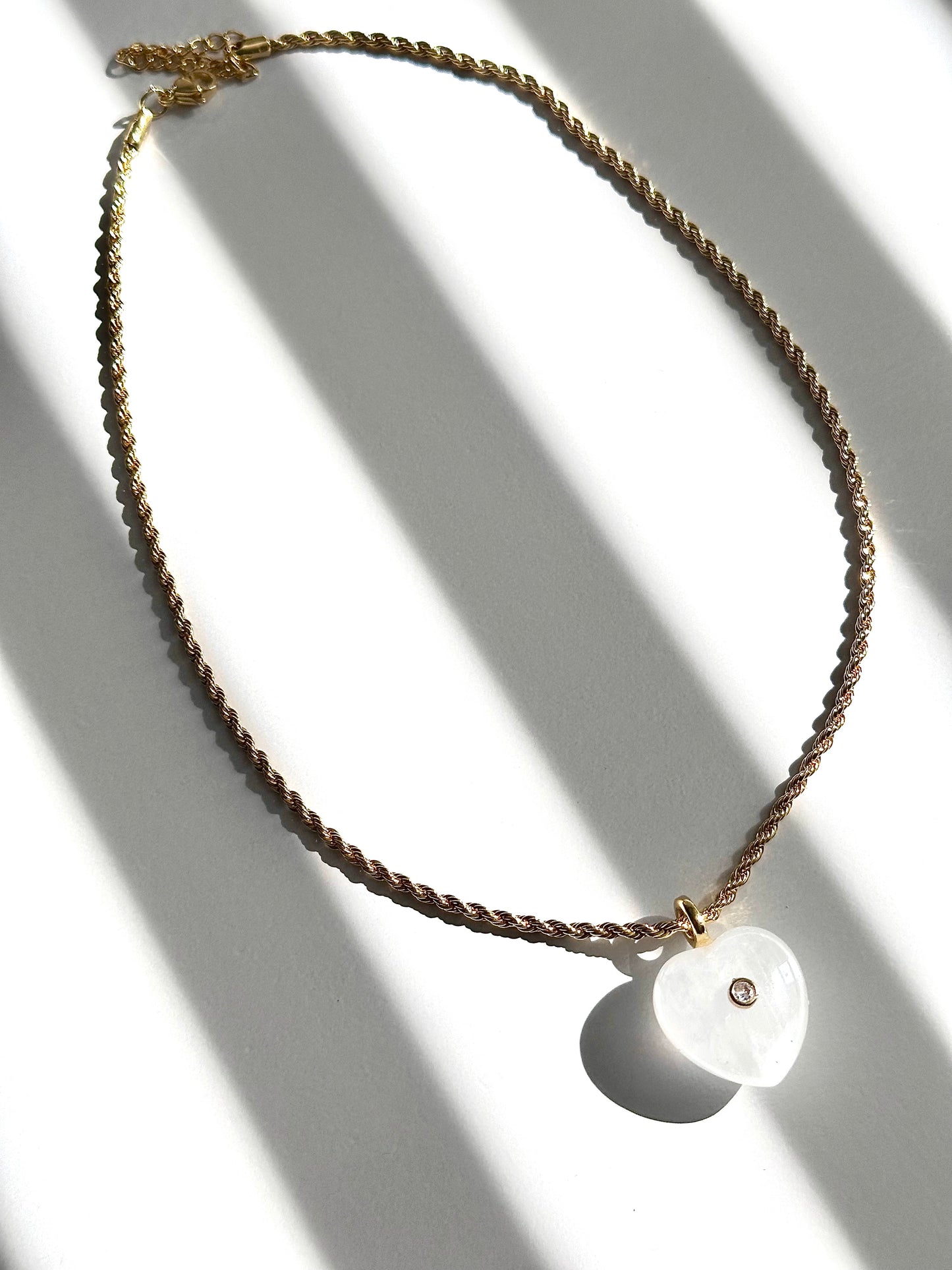 Amor Puro | Gemstone Heart Necklace