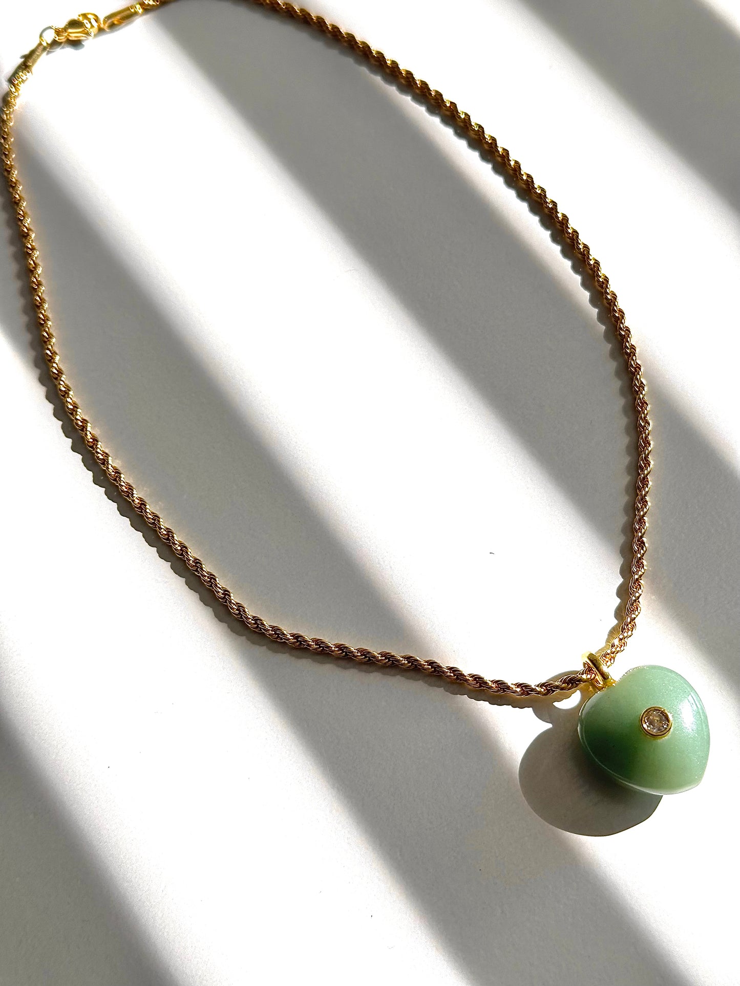 Amor Puro | Gemstone Heart Necklace