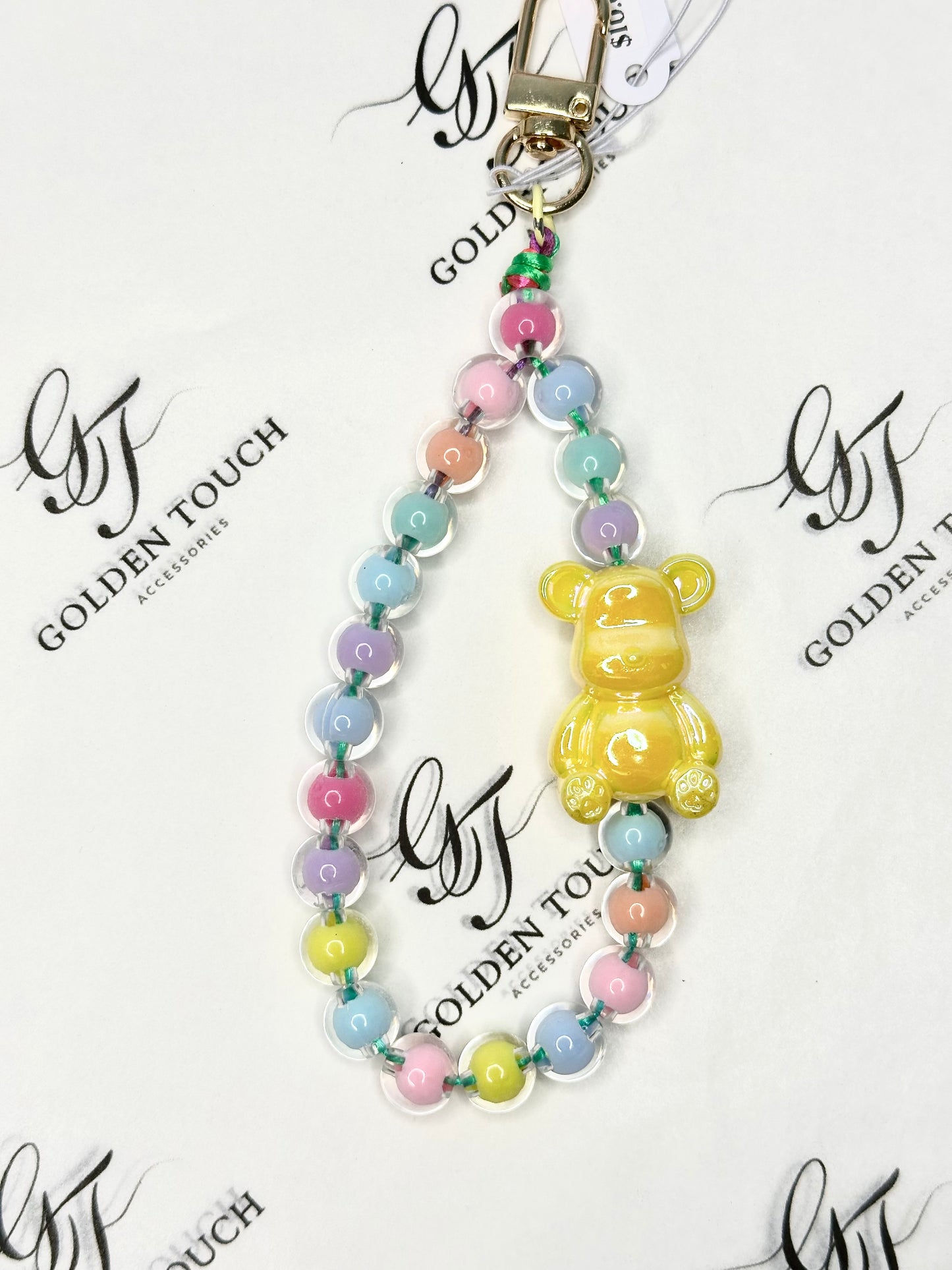 Bubble Bear Keychain Strap