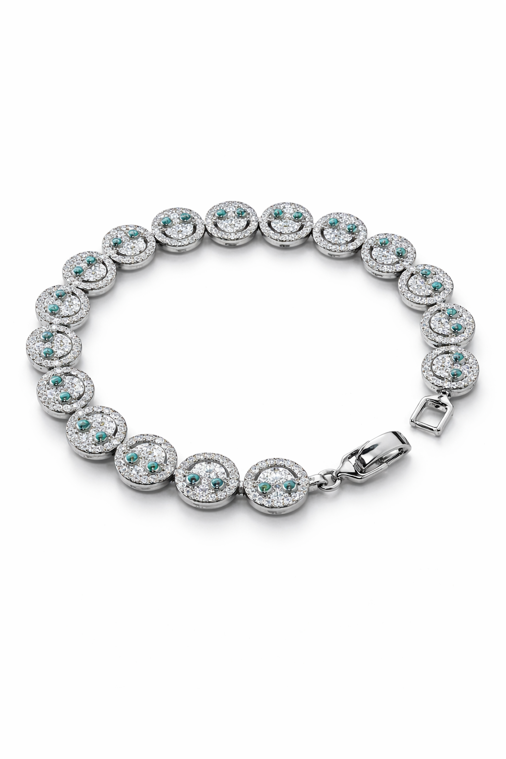 Silver Smiley Bracelet