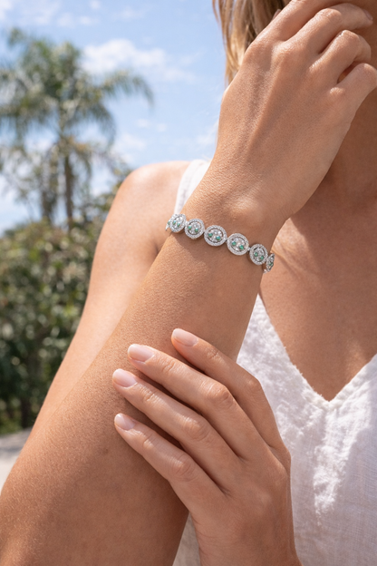 Silver Smiley Bracelet