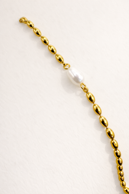 Perla Pearl Bracelet – Waterproof Stainless Steel