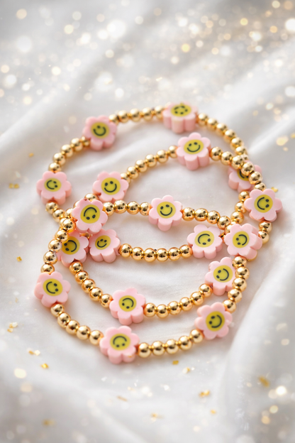 Little Smiles Gold Beaded Bracelet