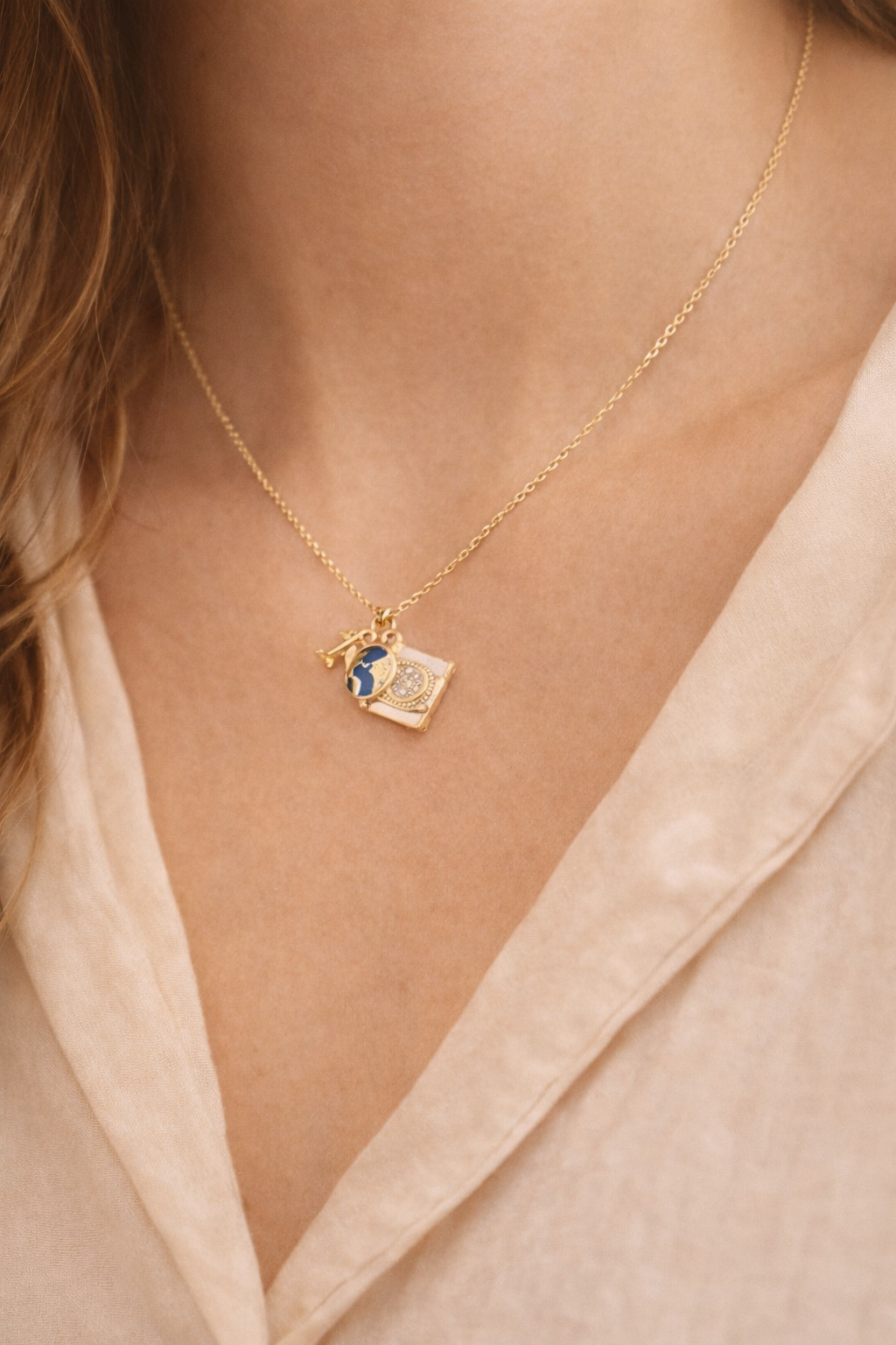 The Atlas Charm Necklace