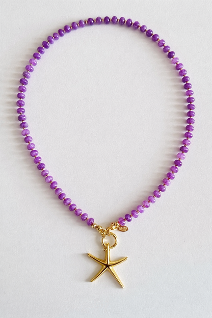 Coastal Luxe Star Necklace Collection - Various Color Options