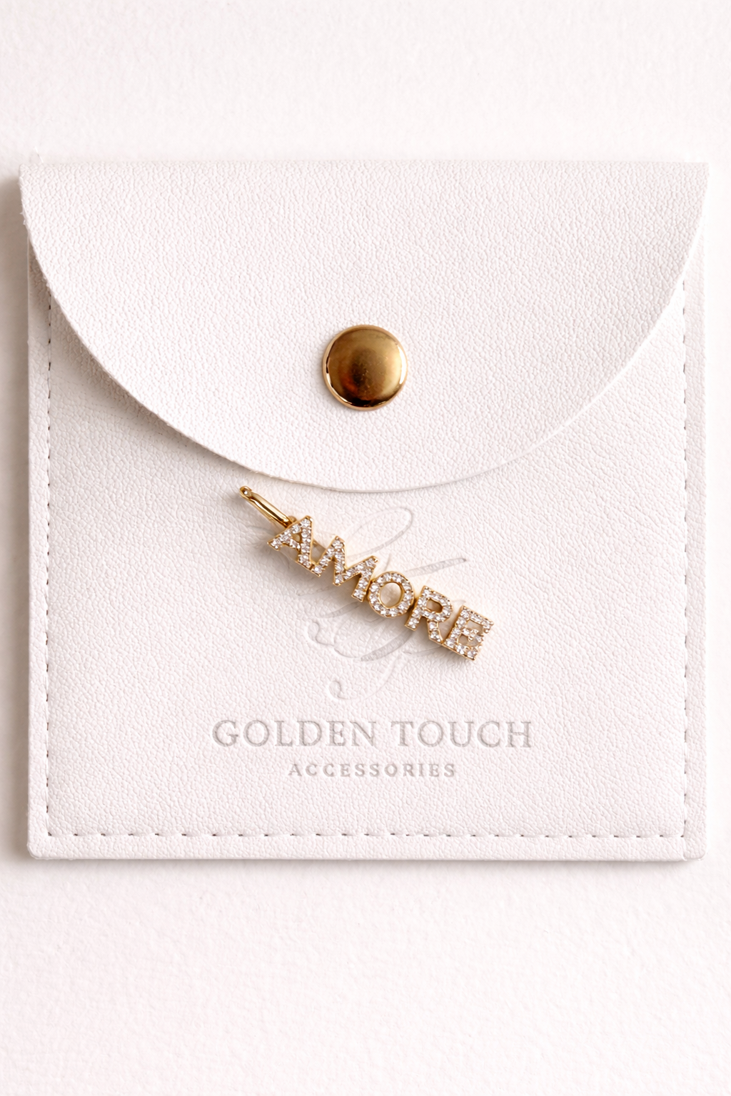 Amore gold charm 