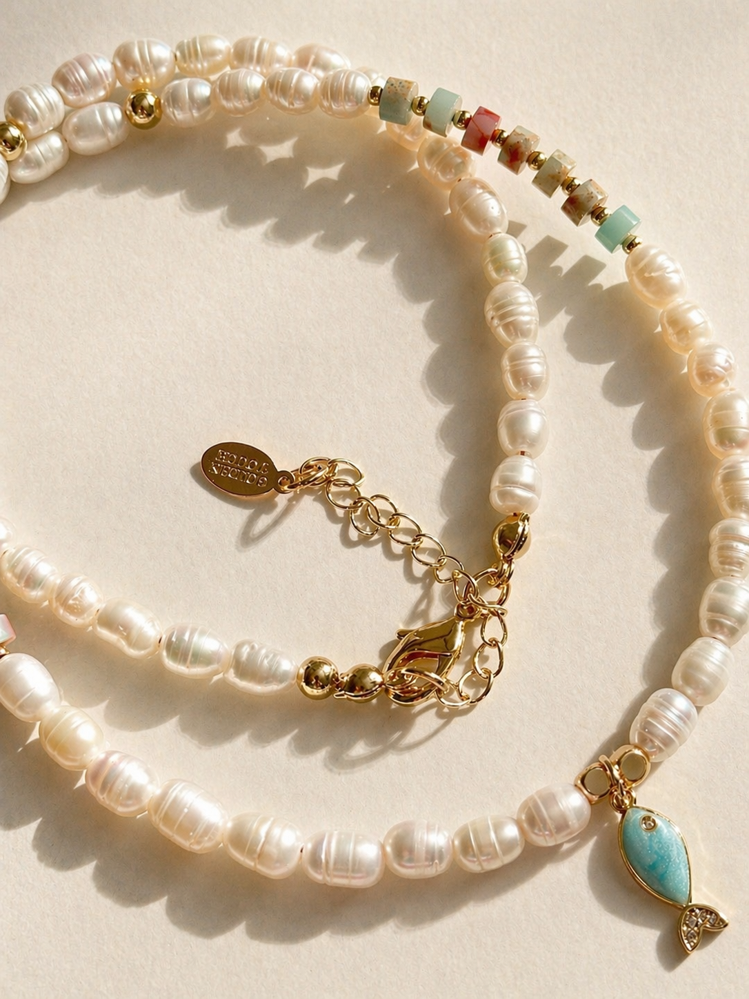Sea Whisper Fresh Water Pearls Necklace