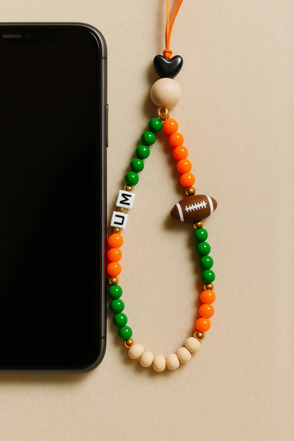 Football lover Phone Chain