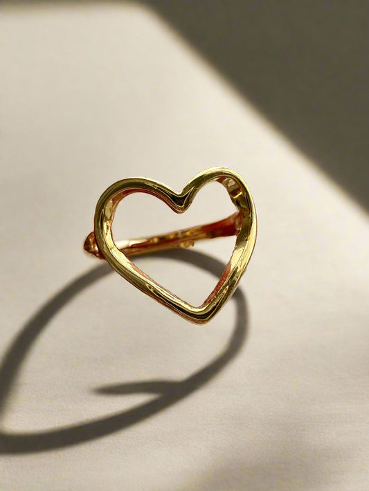 Hollow Heart Ring