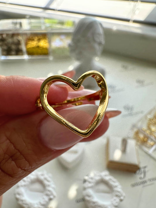 Hollow Heart Ring