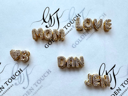Custom Bubble Letter Necklace