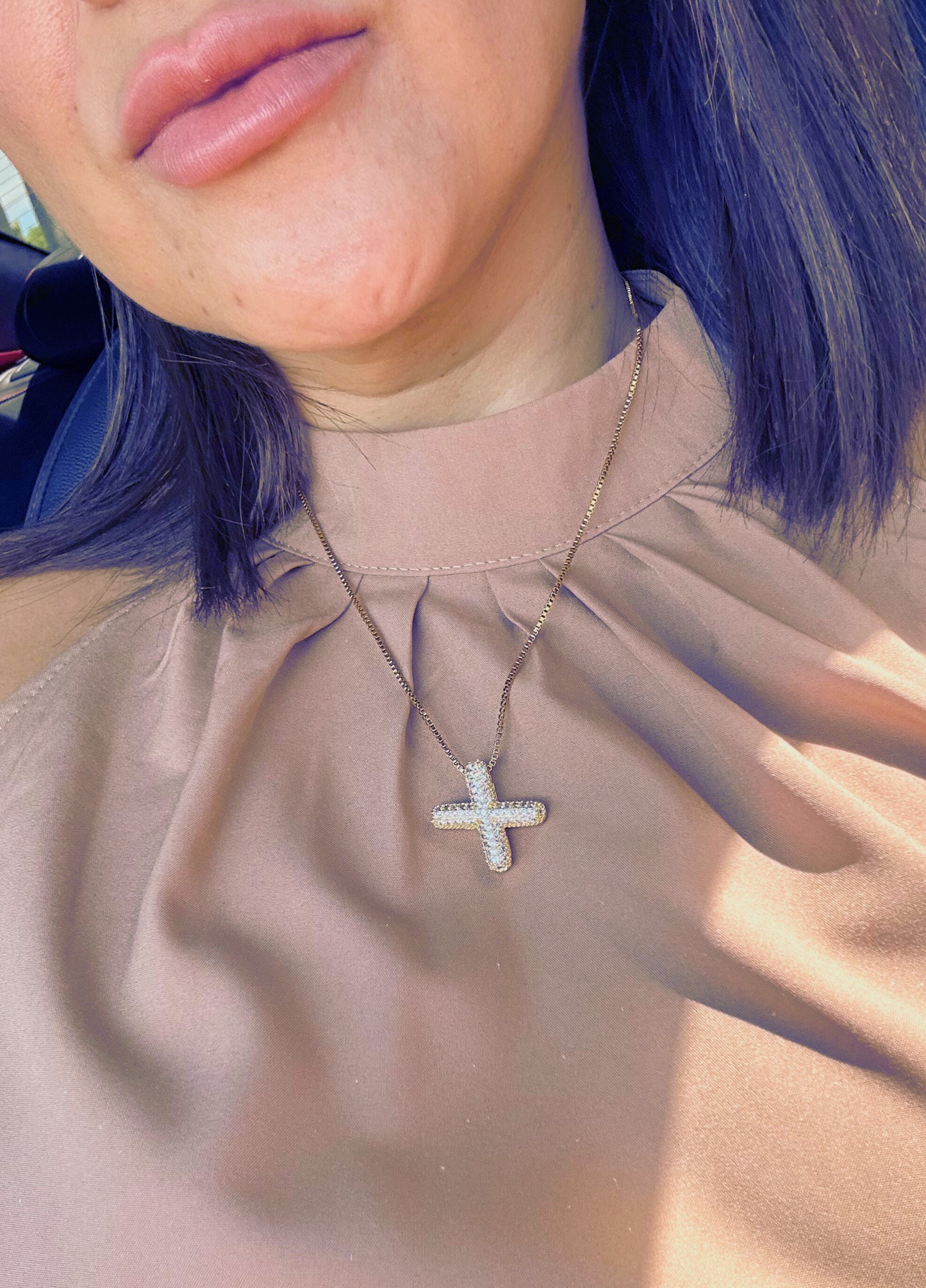 Sparkling Bubble Initial Necklace