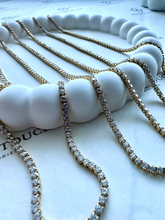 Nicole Tennis Necklace