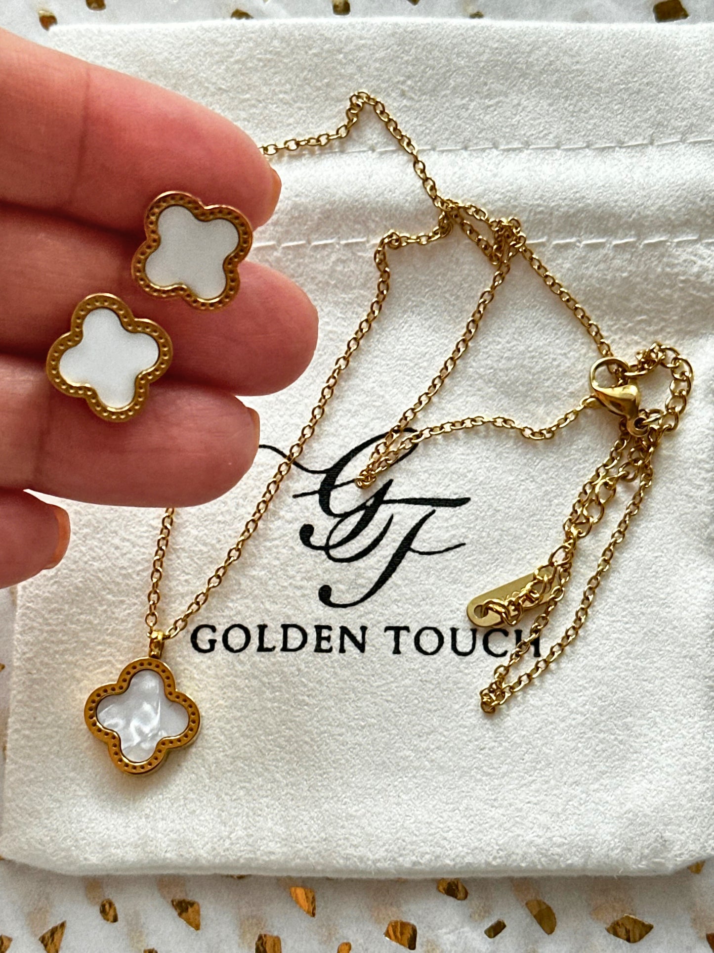 Reversible Clover Necklace