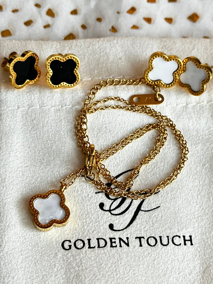 Reversible Clover Necklace