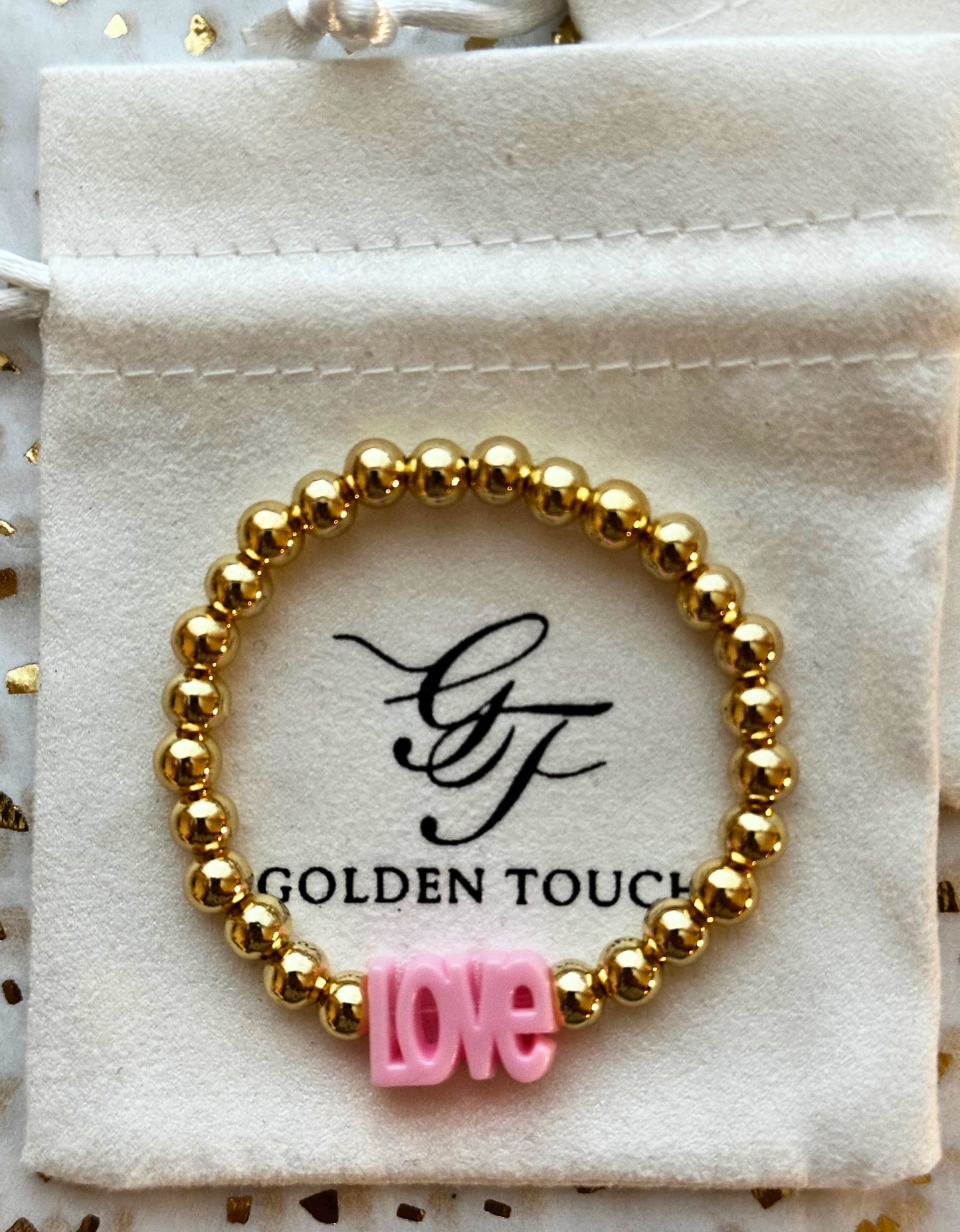 Kids Beaded LOVE Bracelet