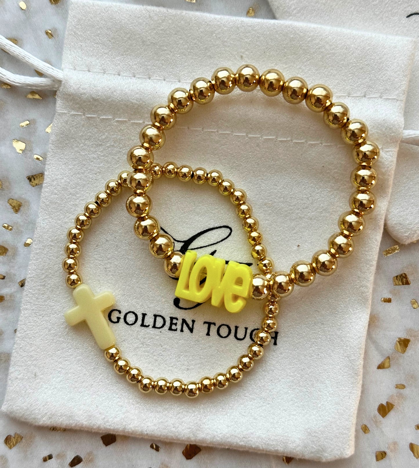 Kids Beaded LOVE Bracelet