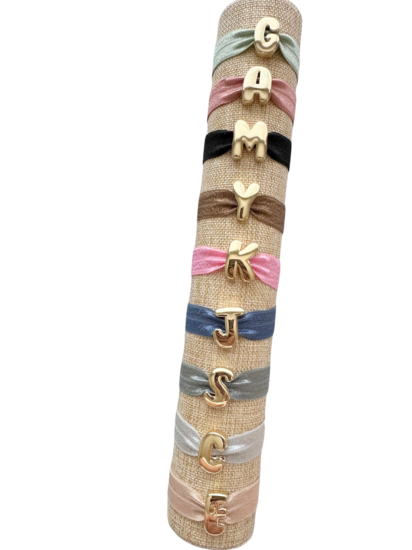 Personalized Initial Bracelet - Custom letter & Color