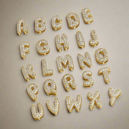 Custom Bubble Letter Necklace
